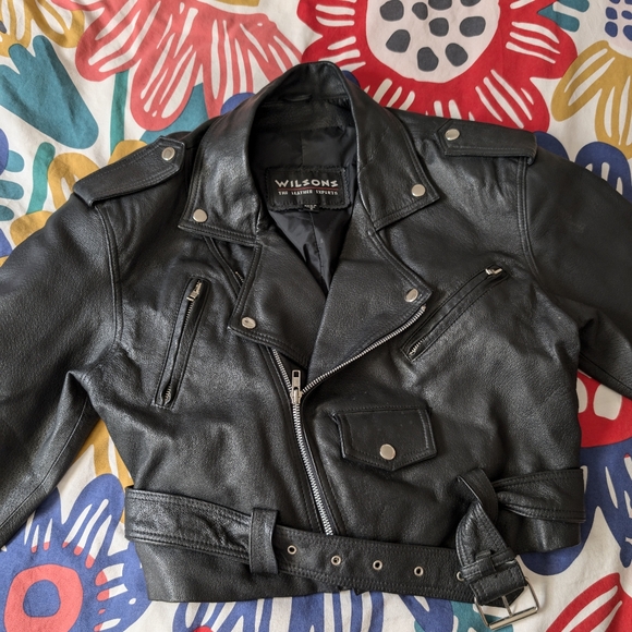 Wilson's Leather Cropped Jacket - Picture 4 of 12